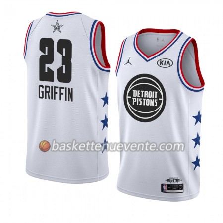 Maillot Basket Detroit Pistons Blake Griffin 23 2019 All-Star Jordan Brand Blanc Swingman - Homme
